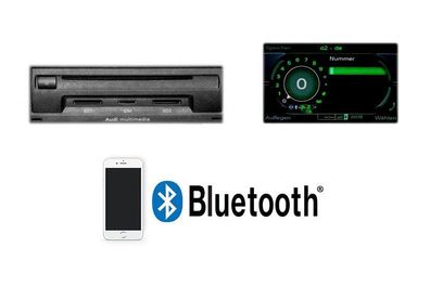 Handyvorbereitung Bluetooth für Audi A5 8T Cabrio MMI 3G "Komplett"