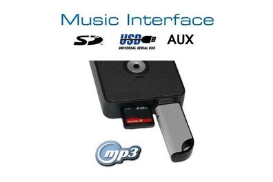 Digitales Music Interface USB SD AUX für Honda Steckverbindung Blau