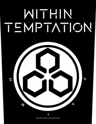 Within Temptation - Unity Rückenaufnäher Backpatch Metal Shop