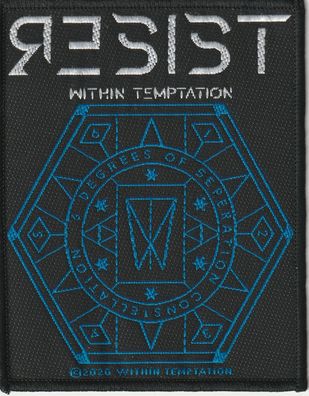 Within Temptation - Resist Hexagon Aufnäher-Patch