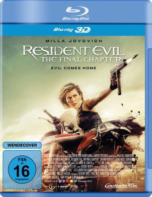 Resident Evil - The Final Chapter 3D (Blu-Ray] Neuware