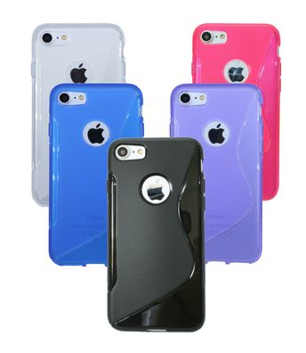Handyhülle Apple iPhone 8 Silikon Hülle Schutzhülle Case Cover Backcover