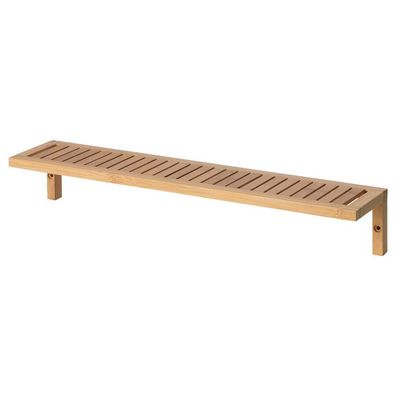 Ikea HAVERN Wandregal, Bambus Holz Bad 60 cm OVP Neu