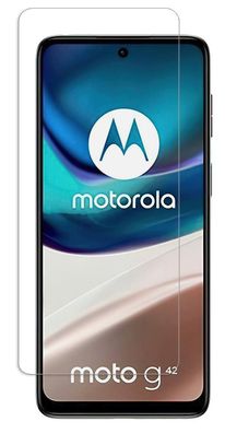 Schutzglas 9H kompatibel mit Motorola MOTO G42 Displayschutzfolie