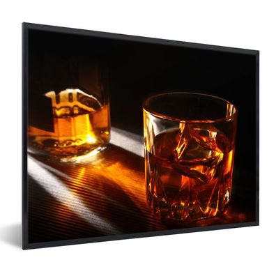 Poster Bilder - 40x30 cm Gläser - Whiskey - Getränke (Gr. 40x30 cm)
