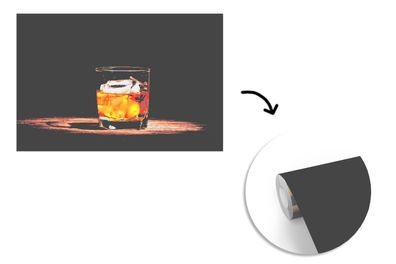 Tapete Fototapete - 390x260 cm Whiskey - Alkohol - Glas (Gr. 390x260 cm)