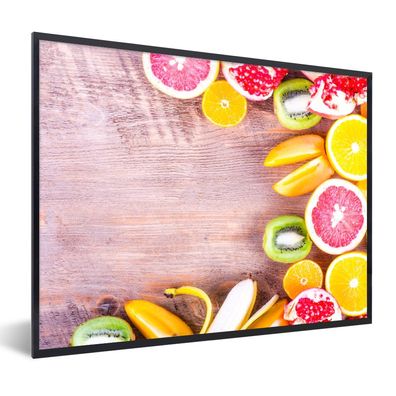 Poster Bilder - 40x30 cm Obst - Zitrusfrüchte - Küche - Sommer (Gr. 40x30 cm)