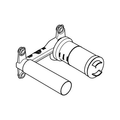 GROHE Universal-Einbaukörper 23571 für 2-Loch-WT-Wandbatterien