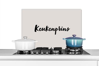 Spritzschutz Küchenrückwand - 70x50 cm Angebot - Küchenprinz - Taupe (Gr. 70x50 cm)