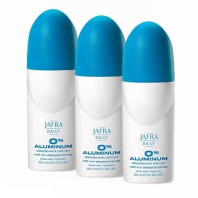 Jafra Daily 3x Deodorant Roll-on ohne Aluminium mit Lavendelduft, à 60 ml