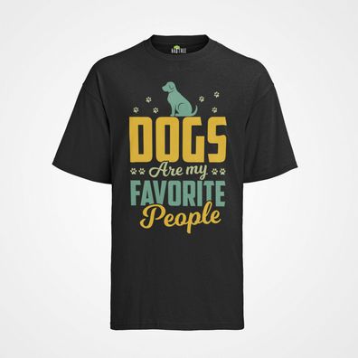 Bio Herren T-Shirt Hunde sind meine liebsten Menschen Dogs are my People Pet