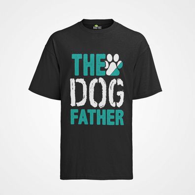 Bio Herren T-Shirt Hunde Hundebesitzer Geschenk Spruch The Gog Father Pet Hund