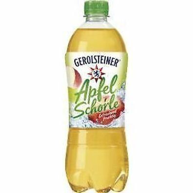 Gerolsteiner Apfelschorle PET 6x0.75l Flasche Einweg-Pfand - Einweg -