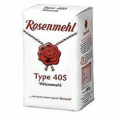 Rosenmehl Typ 405 1 kg / Beutel 10x1kg
