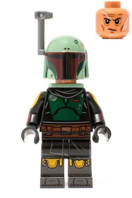 Lego Star Wars Boba Fett - Repainted Beskar Armor and Jet Pack (sw1158) NEU