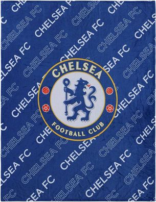 Chelsea London FC Kuscheldecke Supreme Plush Throw Decke 5051586184702