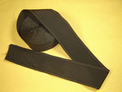 Ripsband Herrenhut Hutband seidig hochwertig dunkelbraun 4,7cm breit Meter RB41