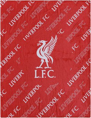 Liverpool LFC FC Kuscheldecke Supreme Plush Throw Decke 5051586184887