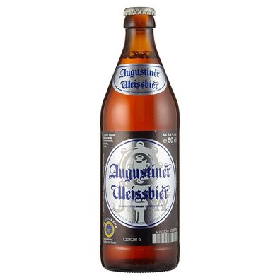Augustiner Weissbier 20x 0,50 Liter Flasche - Mehrweg-Pfand -