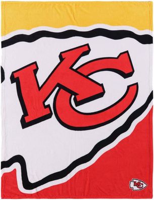 NFL Kansas City Chiefs Kuscheldecke Couch Supreme Plush Throw Decke 5051586187581