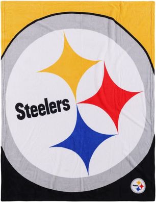 NFL Pittsburgh Steelers Kuscheldecke Couch Supreme Plush Throw Decke 5051586187659