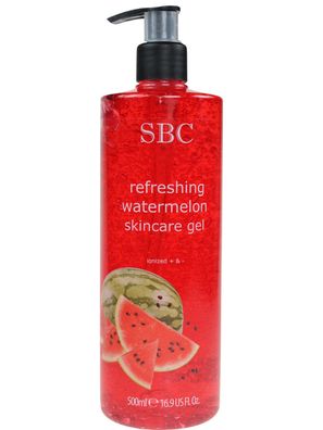 SBC Skincare Gel Refreshing Watermelon Wassermelone Skincare Gel 500ml