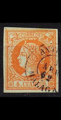 Spanien SPAIN [1860] MiNr 0044 ( O/ used )