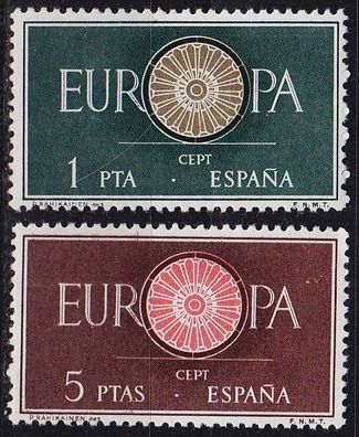 Spanien SPAIN [1960] MiNr 1189-90 ( * * / mnh ) CEPT