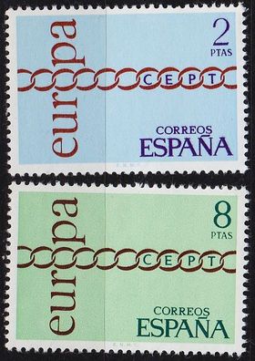 Spanien SPAIN [1971] MiNr 1925-26 ( * * / mnh ) CEPT