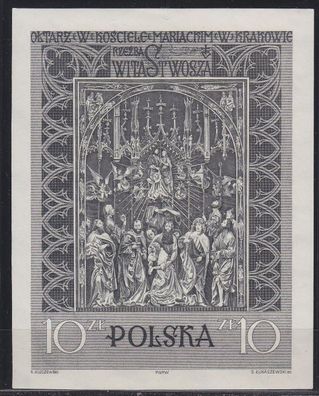 POLEN POLAND [1960] MiNr 1185 Block 23 ( * */ mnh ) Religion