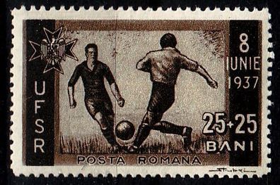 Rumänien Romania [1937] MiNr 0528 ( * / mh ) Fussball