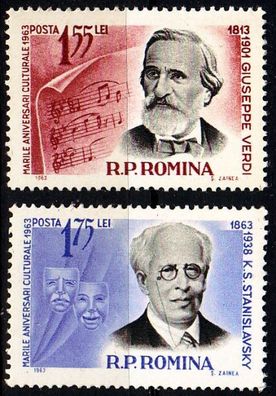 Rumänien Romania [1963] MiNr 2169,70 ( * */ mnh ) Musik