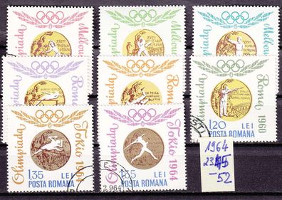 Rumänien Romania [1964] MiNr 2345-52 ( O/ used ) Olympiade