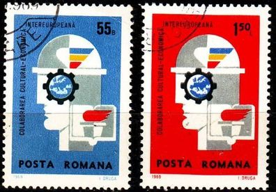 Rumänien Romania [1969] MiNr 2764-65 ( O/ used )