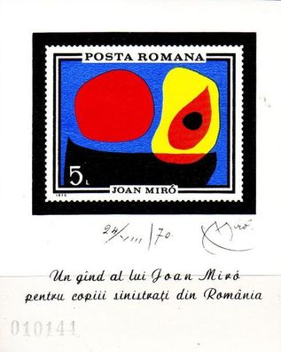 Rumänien Romania [1970] MiNr 2905 Block 081 ( * */ mnh ) Gemälde