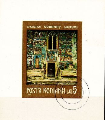Rumänien Romania [1971] MiNr 2998 Block 092 ( O/ used ) Gemälde