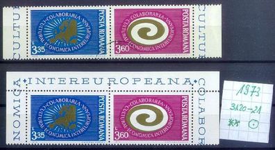 Rumänien Romania [1973] MiNr 3120 + 21 ( * */ mnh ) Europa und ( O/ used )