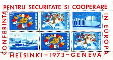 Rumänien Romania [1973] MiNr 3147 Block 108 ( * */ mnh ) CEPT