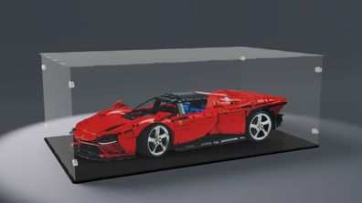 Erzeugnis Acrylglas Vitrine Haube für LEGO Modell Bugatti Chiron Dt 