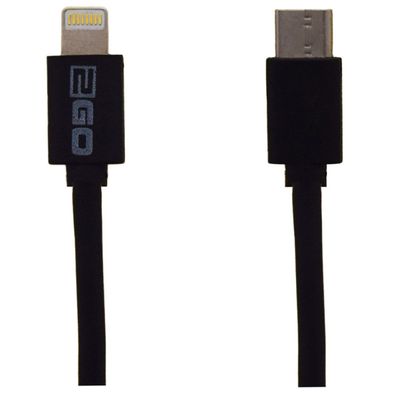 2Go 1m Schnell Ladekabel für Apple iPhone Typ C 3.1 zu Apple 8-Pin Sync & Charge