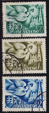 Slowakei Slovensko [1942] MiNr 0102-04 ( O/ used )