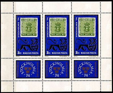 UNGARN Hungary [1974] MiNr 2981 A Kleinbogen ( * */ mnh ) Briefmarken