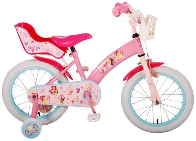 14 Zoll Kinder Fahrrad Mädchenfahrrad Kinderfahrrad Disney Princess Prinzessin