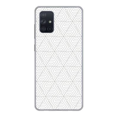Handyhülle Samsung Galaxy A51 Silikonhülle Schutzhülle Handy Hülle Abstrakt - Muster
