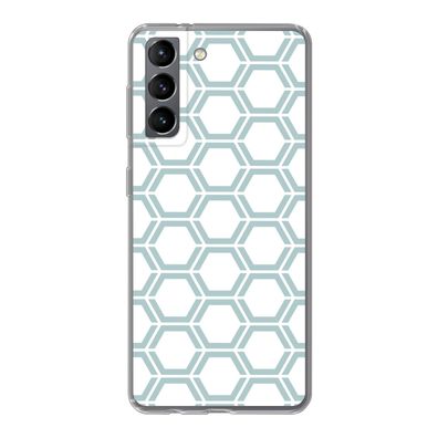 Handyhülle Samsung Galaxy S21 Silikonhülle Schutzhülle Handy Hülle Muster - Linie - G