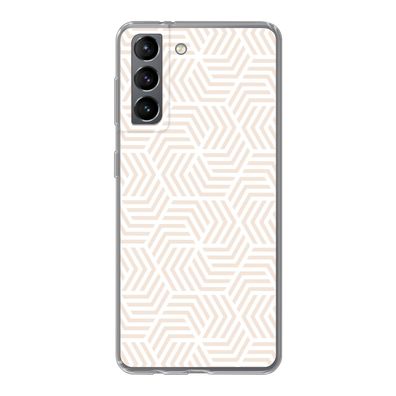 Handyhülle Samsung Galaxy S21 Silikonhülle Schutzhülle Handy Hülle Muster - Geometrie