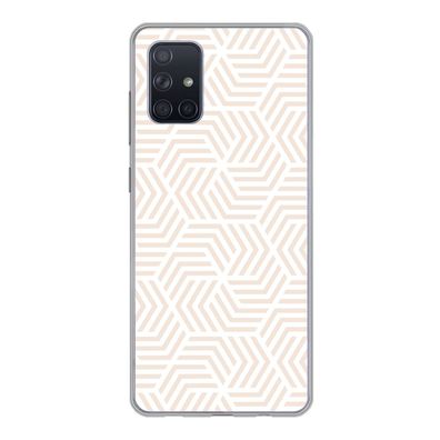 Handyhülle Samsung Galaxy A51 Silikonhülle Schutzhülle Handy Hülle Muster - Geometrie