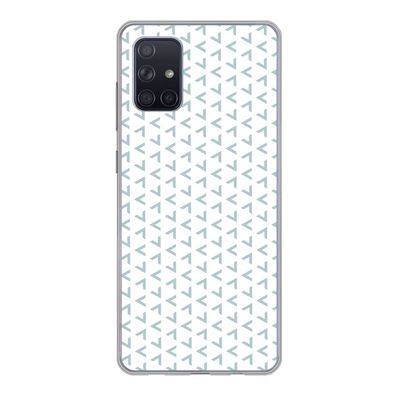 Handyhülle Samsung Galaxy A51 Silikonhülle Schutzhülle Handy Hülle Geometrie - Muster