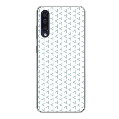 Handyhülle Samsung Galaxy A50 Silikonhülle Schutzhülle Handy Hülle Geometrie - Muster