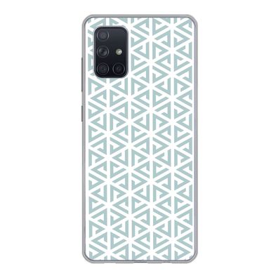 Handyhülle Samsung Galaxy A51 Silikonhülle Schutzhülle Handy Hülle Design - Geometrie
